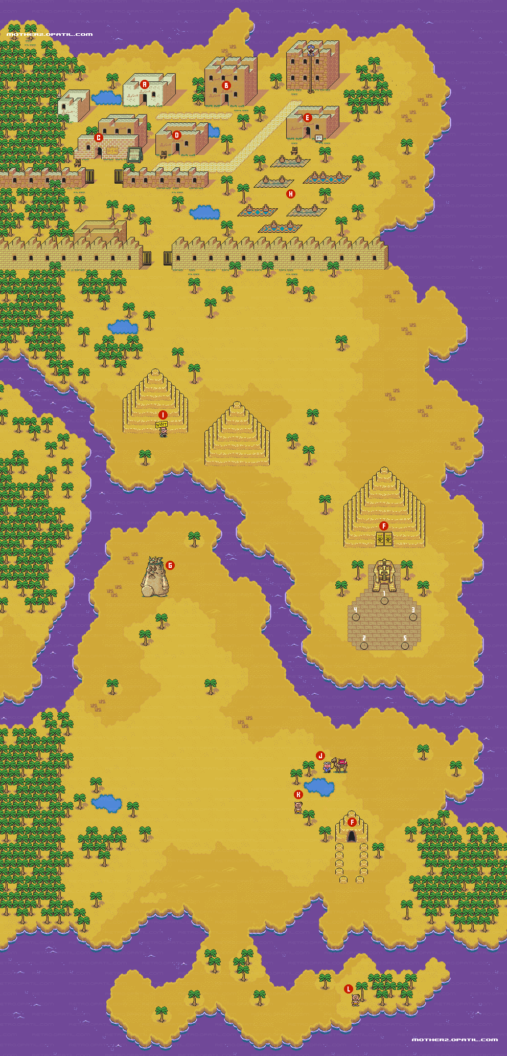 スカラビの地図 マザー2 ギーグの逆襲 攻略 Mother2 攻略 ゲーム攻略メモ